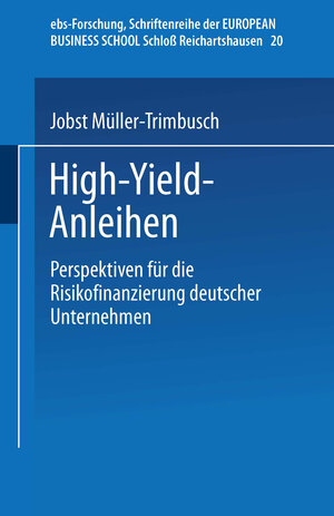 Buchcover High-Yield-Anleihen  | EAN 9783824404773 | ISBN 3-8244-0477-X | ISBN 978-3-8244-0477-3