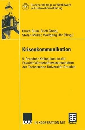 Buchcover Krisenkommunikation  | EAN 9783824407026 | ISBN 3-8244-0702-7 | ISBN 978-3-8244-0702-6