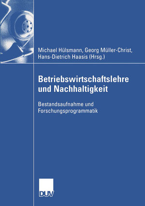 Buchcover Betriebswirtschaftslehre und Nachhaltigkeit  | EAN 9783824407590 | ISBN 3-8244-0759-0 | ISBN 978-3-8244-0759-0