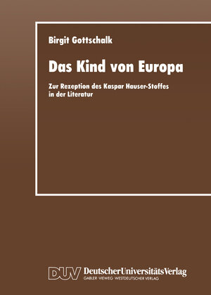 Buchcover Das Kind von Europa | Birgit Gottschalk | EAN 9783824441662 | ISBN 3-8244-4166-7 | ISBN 978-3-8244-4166-2