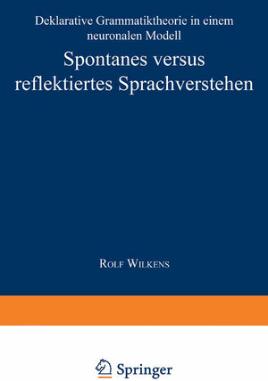 Buchcover Spontanes versus reflektiertes Sprachverstehen  | EAN 9783824442454 | ISBN 3-8244-4245-0 | ISBN 978-3-8244-4245-4