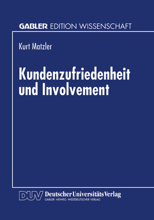 Buchcover Kundenzufriedenheit und Involvement  | EAN 9783824466245 | ISBN 3-8244-6624-4 | ISBN 978-3-8244-6624-5