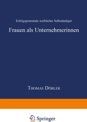Buchcover Frauen als Unternehmerinnen  | EAN 9783824466696 | ISBN 3-8244-6669-4 | ISBN 978-3-8244-6669-6