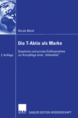 Buchcover Die T-Aktie als Marke | Nicole Munk | EAN 9783824479719 | ISBN 3-8244-7971-0 | ISBN 978-3-8244-7971-9