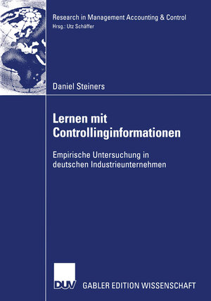 Buchcover Lernen mit Controllinginformationen | Daniel Steiners | EAN 9783824482597 | ISBN 3-8244-8259-2 | ISBN 978-3-8244-8259-7
