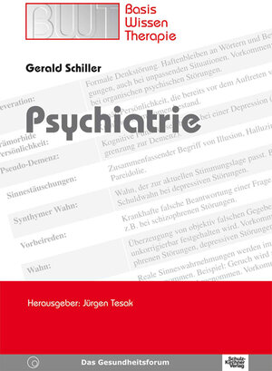 Buchcover Psychiatrie | Gerald Schiller | EAN 9783824807321 | ISBN 3-8248-0732-7 | ISBN 978-3-8248-0732-1