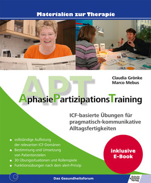 Buchcover AphasiePartizipationsTraining | Claudia Grönke | EAN 9783824810222 | ISBN 3-8248-1022-0 | ISBN 978-3-8248-1022-2