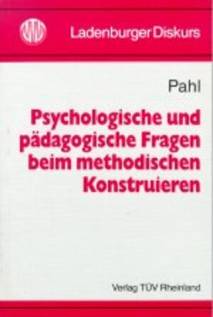 Buchcover Psychologische und pädagogische Fragen beim methodischen Konstruieren  | EAN 9783824902217 | ISBN 3-8249-0221-4 | ISBN 978-3-8249-0221-7