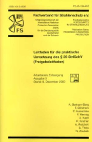 Buchcover Leitfaden für die praktische Umsetzung des § 29 StrlSchV (Freigabeleitfaden) | A Bertram-Berg | EAN 9783824909865 | ISBN 3-8249-0986-3 | ISBN 978-3-8249-0986-5