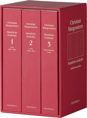 Buchcover Sämtliche Gedichte | Christian Morgenstern | EAN 9783825178727 | ISBN 3-8251-7872-2 | ISBN 978-3-8251-7872-7