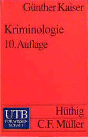 Buchcover Kriminologie | Günther Kaiser | EAN 9783825205942 | ISBN 3-8252-0594-0 | ISBN 978-3-8252-0594-2