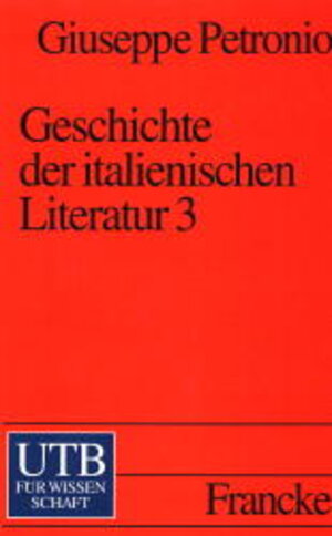 Geschichte der italienischen Literatur 3