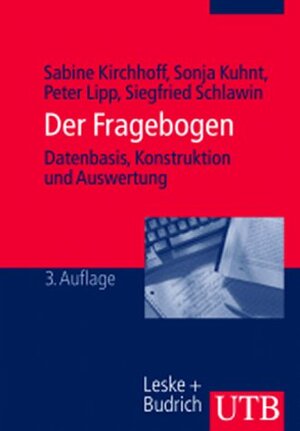 Buchcover Der Fragebogen | Sabine Kirchhoff | EAN 9783825222451 | ISBN 3-8252-2245-4 | ISBN 978-3-8252-2245-1