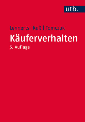 Buchcover Käuferverhalten | Silke Lennerts | EAN 9783825239312 | ISBN 3-8252-3931-4 | ISBN 978-3-8252-3931-2