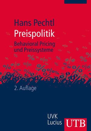 Buchcover Preispolitik | Hans Pechtl | EAN 9783825239848 | ISBN 3-8252-3984-5 | ISBN 978-3-8252-3984-8