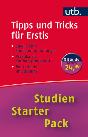 Buchcover Studien-Starter-Pack Tipps und Tricks für Erstis | Rödiger Voss | EAN 9783825242817 | ISBN 3-8252-4281-1 | ISBN 978-3-8252-4281-7