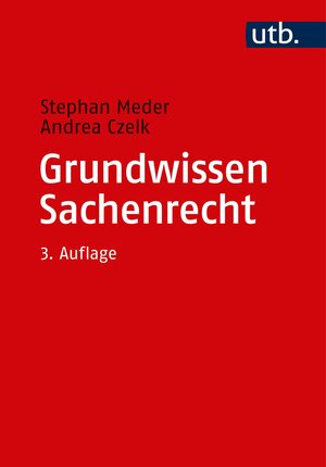 Buchcover Grundwissen Sachenrecht | Stephan Meder | EAN 9783825250706 | ISBN 3-8252-5070-9 | ISBN 978-3-8252-5070-6