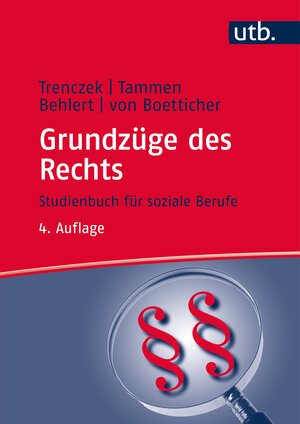 Buchcover Grundzüge des Rechts | Thomas Trenczek | EAN 9783825286118 | ISBN 3-8252-8611-8 | ISBN 978-3-8252-8611-8