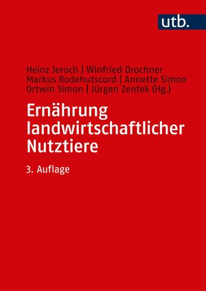 Buchcover Ernährung landwirtschaftlicher Nutztiere  | EAN 9783825287634 | ISBN 3-8252-8763-7 | ISBN 978-3-8252-8763-4