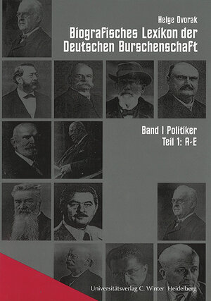 Buchcover Biographisches Lexikon der Deutschen Burschenschaften / A-E | Helge Dvorak | EAN 9783825303396 | ISBN 3-8253-0339-X | ISBN 978-3-8253-0339-6