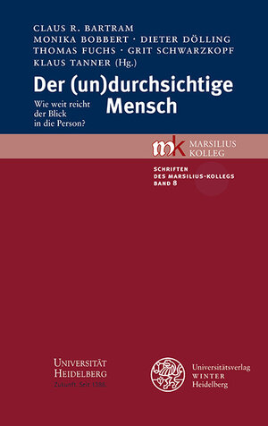 Buchcover Der (un)durchsichtige Mensch  | EAN 9783825361235 | ISBN 3-8253-6123-3 | ISBN 978-3-8253-6123-5