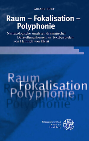 Buchcover Raum – Fokalisation – Polyphonie | Ariane Port | EAN 9783825367176 | ISBN 3-8253-6717-7 | ISBN 978-3-8253-6717-6