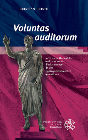 Buchcover ‚Voluntas auditorum‘ | Cristian Criste | EAN 9783825369071 | ISBN 3-8253-6907-2 | ISBN 978-3-8253-6907-1