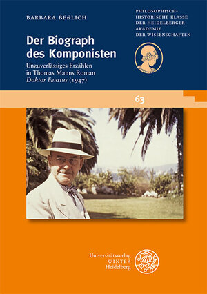 Buchcover Der Biograph des Komponisten | Barbara Beßlich | EAN 9783825395186 | ISBN 3-8253-9518-9 | ISBN 978-3-8253-9518-6