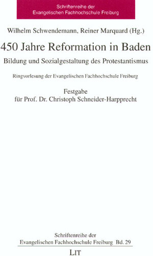 Buchcover 450 Jahre Reformation in Baden  | EAN 9783825803285 | ISBN 3-8258-0328-7 | ISBN 978-3-8258-0328-5