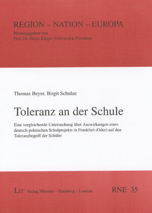 Buchcover Toleranz an der Schule | Thomas Beyer | EAN 9783825892517 | ISBN 3-8258-9251-4 | ISBN 978-3-8258-9251-7