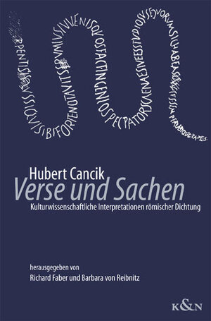 Buchcover Verse und Sachen | Hubert Cancik | EAN 9783826024672 | ISBN 3-8260-2467-2 | ISBN 978-3-8260-2467-2