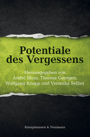 Buchcover Potentiale des Vergessens  | EAN 9783826048456 | ISBN 3-8260-4845-8 | ISBN 978-3-8260-4845-6