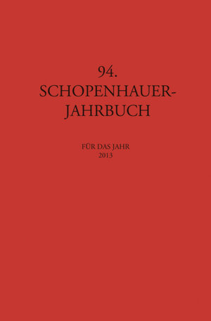 Buchcover Schopenhauer Jahrbuch  | EAN 9783826053597 | ISBN 3-8260-5359-1 | ISBN 978-3-8260-5359-7