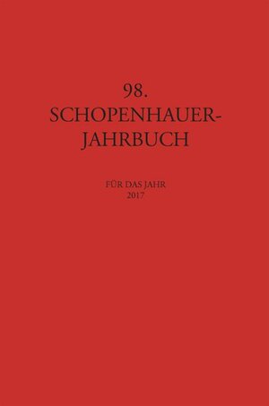 Buchcover Schopenhauer Jahrbuch  | EAN 9783826064593 | ISBN 3-8260-6459-3 | ISBN 978-3-8260-6459-3
