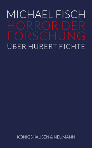 Buchcover Horror der Forschung | Michael Fisch | EAN 9783826074578 | ISBN 3-8260-7457-2 | ISBN 978-3-8260-7457-8