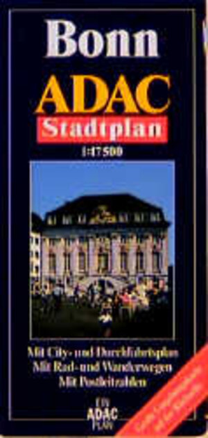 ADAC Stadtpläne, Bonn: Mit City- und Durchfahrtsplan. Mit Rad- und Wanderwegen. Mit Postleitzahlen. Mit großer Umgebungskarte