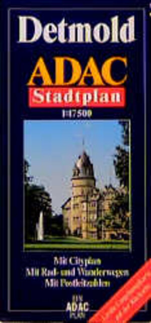 ADAC Stadtplan Detmold: Mit Cityplan. Mit Rad- und Wanderwegen. Mit Postleitzahlen. Mit großer Umgebungskarte