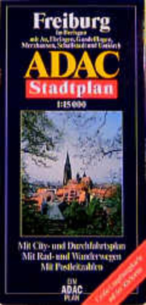 ADAC StadtPlan Freiburg i. Br., GPS-genau: Mit Au, Ebringen, Gundelfingen, Merzhausen, Schallstadt und Umkirch. Mit City- und Durchfahrtsplan. Mit ... Mit Postleitzahlen. Mit großer Umgebungskarte