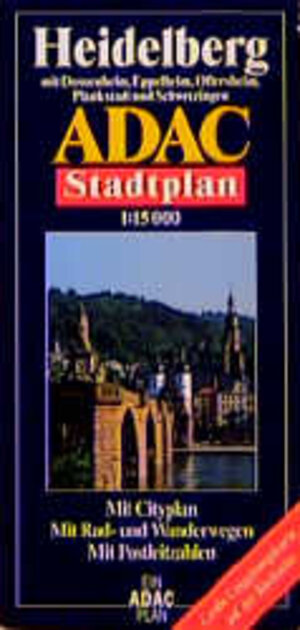 ADAC Stadtpläne, Heidelberg mit Dossenheim, Eppelheim, Oftersheim, Plankstadt und Schwetzingen: Mit Dossenheim, Eppelheim, Oftersheim, Plankstadt und ... Mit Postleitzahlen. Mit großer Umgebungskarte