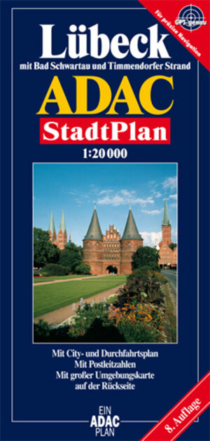 ADAC Stadtpläne, Lübeck mit Bad Schwartau: Mit Bad Schwartau und Timmendorfer Strand. Mit City- und Durchfahrtsplan. Mit Postleitzahlen. Mit großer Umgebungskarte