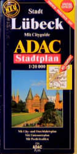 ADAC Stadtpläne, spezialgefaltet, Lübeck