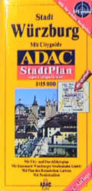 ADAC Stadtpläne, spezialgefaltet, Würzburg