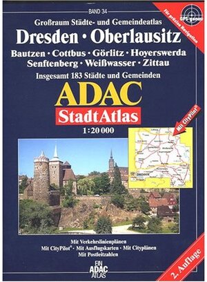 ADAC Stadtatlanten, Niederschlesien, Oberlausitz, Görlitz, Bautzen, Zittau: Bautzen, Cottbus, Görlitz, Hoyerswerda, Senftenberg, Weißwasser, Zittau. ... 183 Städte und Gemeinden. 1:20000. GPS-genau