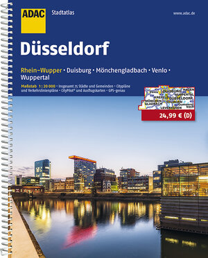 ADAC StadtAtlas Düsseldorf/Rhein-Wupper mit Duisburg, Mönchengladbach, Venlo, Wu: ppertal 1:20 000: 75 Städte und Gemeinden mit Postleitzahlen im ... Bergisches Land, Sauerland und Rothaargebirge