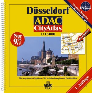 ADAC CityAtlas Düsseldorf 1 : 15 000: Mit vergrößerten Cityplänen. Mit Verkehrslinienplan und Postleitzahlen