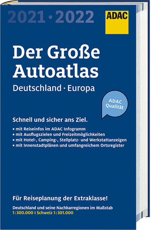 Buchcover ADAC Der Große Autoatlas 2021/2022 Deutschland und seine Nachbarregionen 1:300 000  | EAN 9783826422669 | ISBN 3-8264-2266-X | ISBN 978-3-8264-2266-9