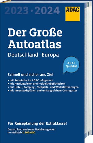 Buchcover ADAC Der Große Autoatlas 2023/2024 Deutschland und seine Nachbarregionen 1:300 000  | EAN 9783826422805 | ISBN 3-8264-2280-5 | ISBN 978-3-8264-2280-5