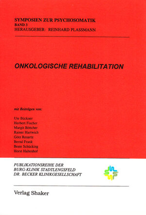 Buchcover Onkologische Rehabilitation  | EAN 9783826502712 | ISBN 3-8265-0271-X | ISBN 978-3-8265-0271-2