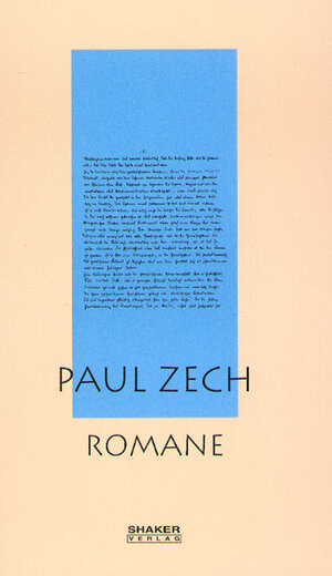 Buchcover Ausgewählte Werke / Romane | Paul Zech | EAN 9783826536175 | ISBN 3-8265-3617-7 | ISBN 978-3-8265-3617-5