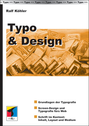 Buchcover Typo & Design | Ralf Köhler | EAN 9783826608278 | ISBN 3-8266-0827-5 | ISBN 978-3-8266-0827-8